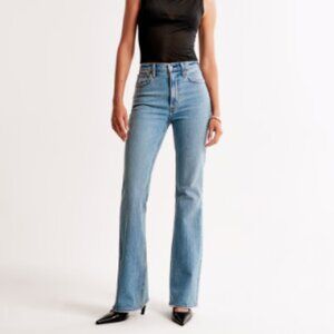 A&F 70s flare high waisted jeans